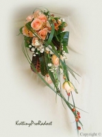 Jemná svatební kytička pro drobné nevěsty.