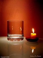 Skleněný pohárek s vonnou svíčkou dokáže divy

